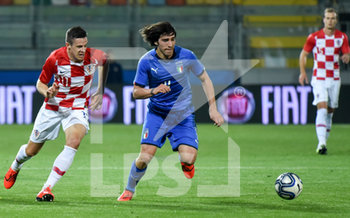 2019-03-25 - Bistrovic anticipato da Tonali - ITALIA VS CROAZIA U21 2-2 - FRIENDLY MATCH - SOCCER